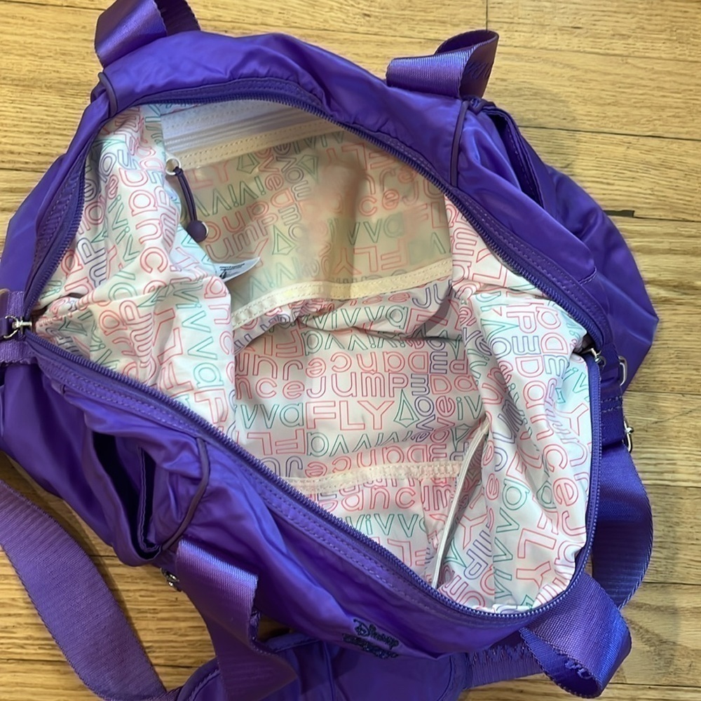 Ivivva by Lululemon Shake It Up Tote Bag limited edition Disney purple - Picture 9 of 11